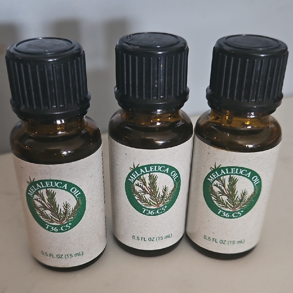 3-15ml Melaleuca Oil Bottles FULL